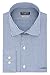 Van Heusen Men's Regular Fit Flex Collar Check Shirt, Midnight, 18.5