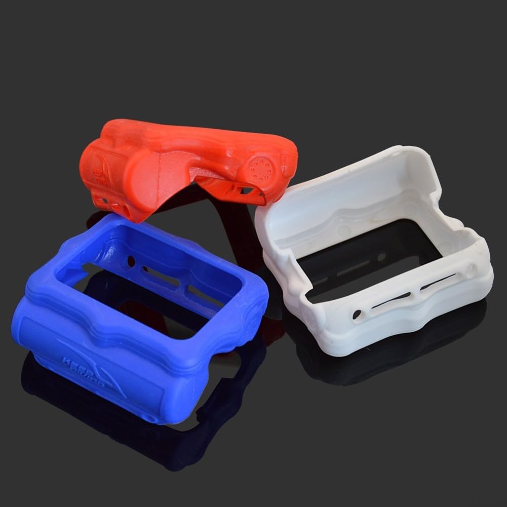 Custodia in silicone per attrezzature subacquee Shearwater Perdix, protezione avanzata, colore: rosso