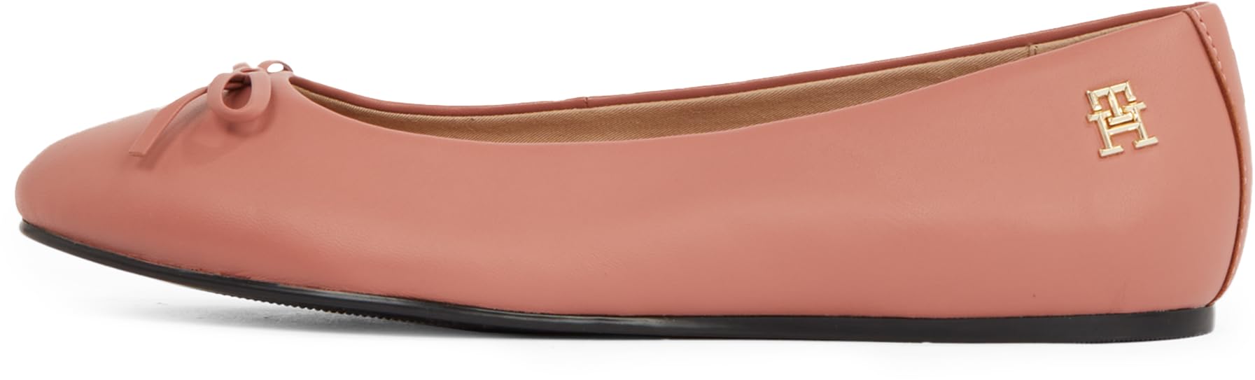 Tommy Hilfiger Damen Ballerinas Flat Bow aus Leder
