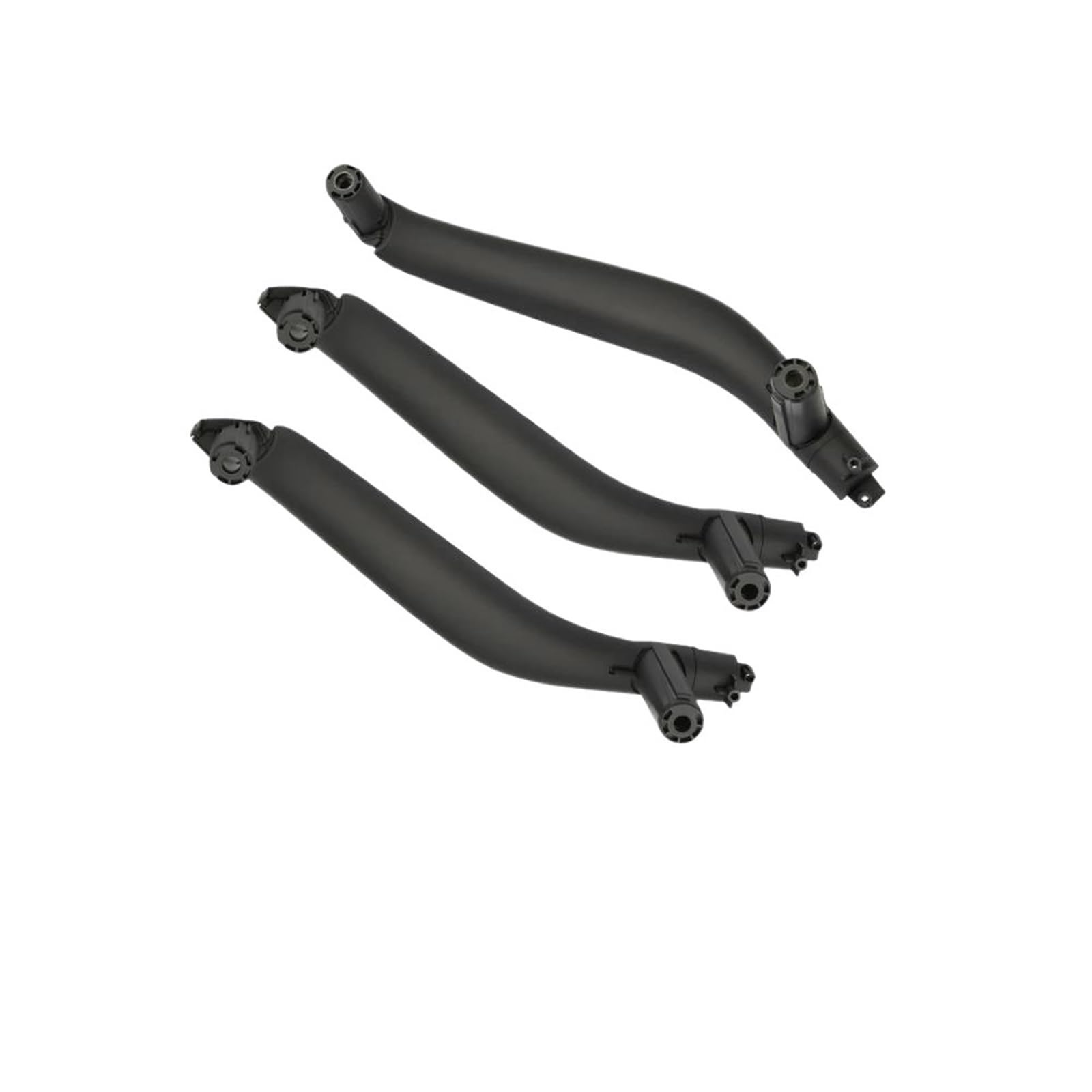 JYUTDW Inner Door Handle Car Inner Door Handle Pull Panel Trim for BMW for X5 X6 F15 F16 2014-2018(RHD Black)