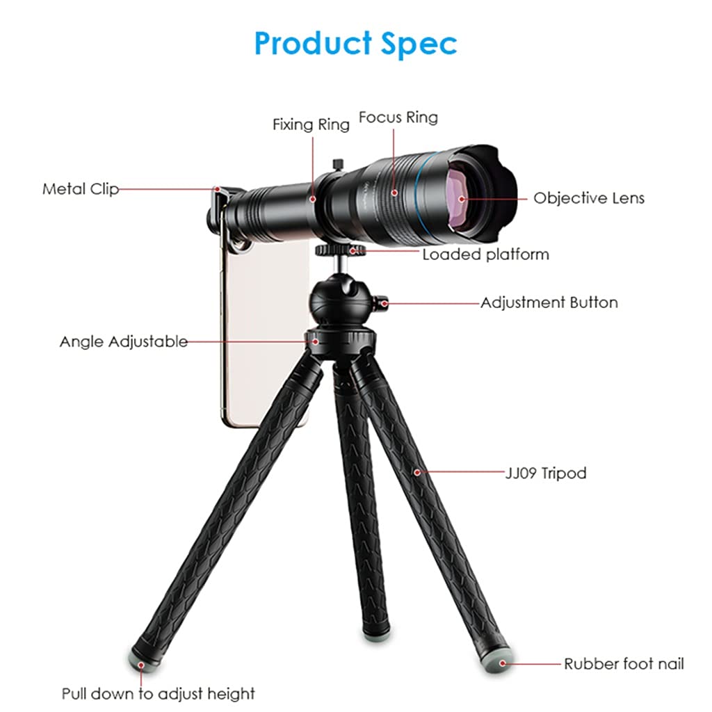 Amazon.com: 60X Phone Camera Lens Super Telephoto Zoom Monocular