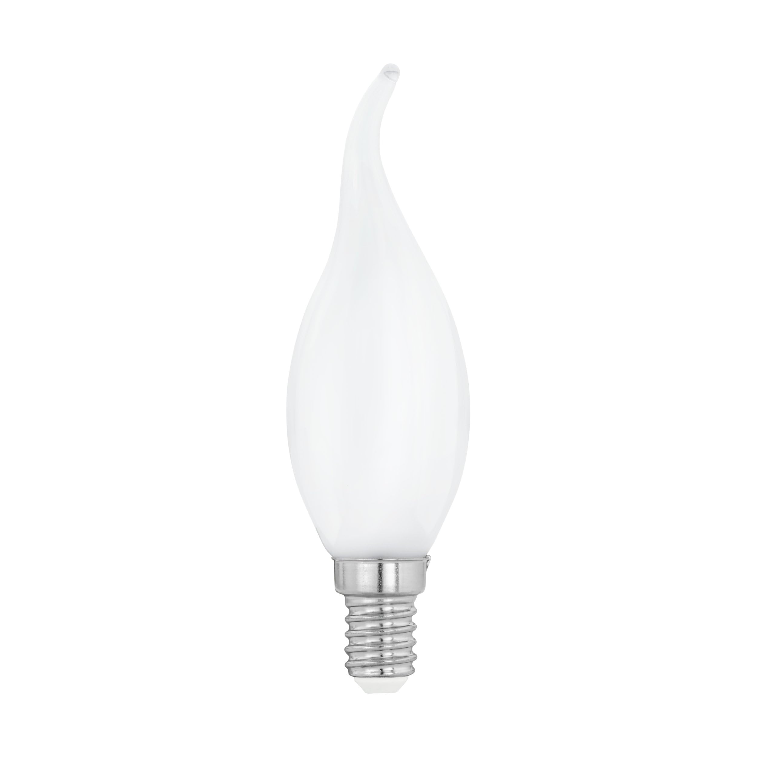 Eglo Bulbs White E14 Warm Led Opal Candle Tip 4W 2700K 470Lm