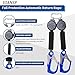 UIANSP 6ft Self Retracting Lifeline Retractable Fall Arrest Construction Roofing/Fall Protection Retractable Safety Lanyard External Shock Absorber Fall Arrest Safety