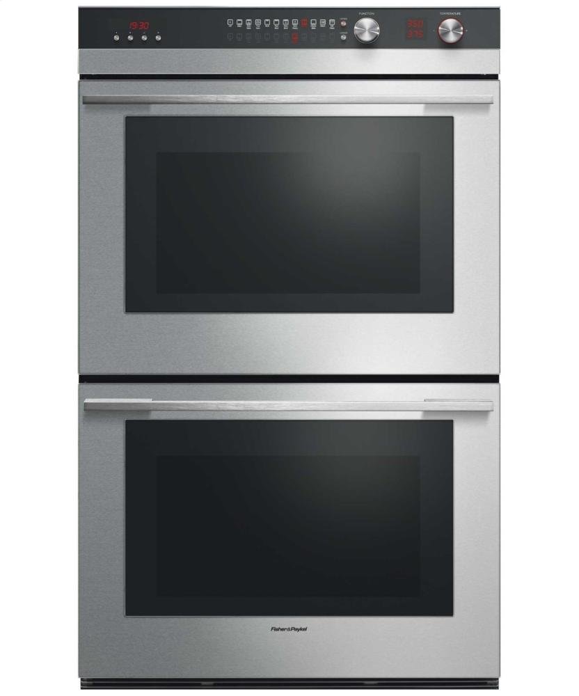 Buy Fisher Paykel OB30DTEPX3 30" Double Pyrolytic Builtin Oven with 8.