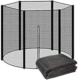 red cama elastica 3 metros diametro [Diseño universal] - Adecuado para la mayoría de los trampolines redondos para exteriores. Ø 120 140 150 183 244 305 366 396 424 488cm Adecuado para postes de trampolín 6/8/12.