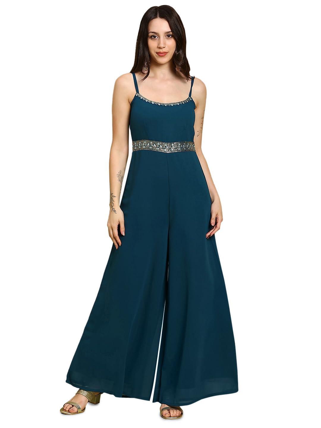 globus Women Jumpsuit (GS581731_Green_XS)-picture-12