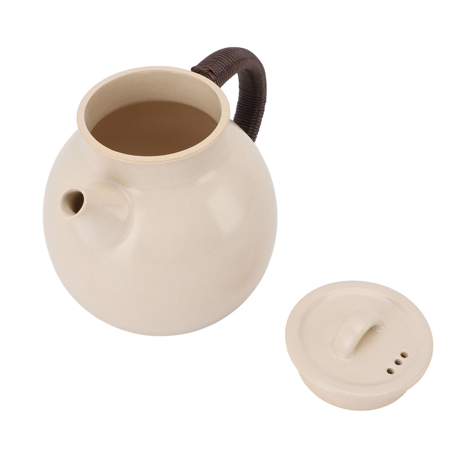 Keramik Teekanne 800ml Hitzebeständig für Induktionsherd Gasherd