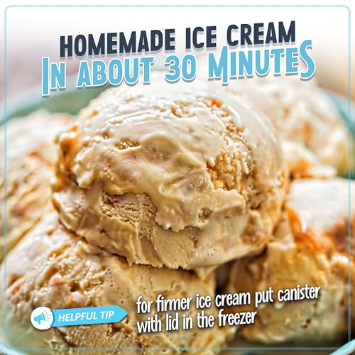Nostalgia Electric Ice Cream Maker – Parlor Style, Old Fashioned Soft Serve Ice Cream Machine Makes Frozen Yogurt or Gelato in Minutes - Fun Kitchen Appliance – Red - 4 Quart