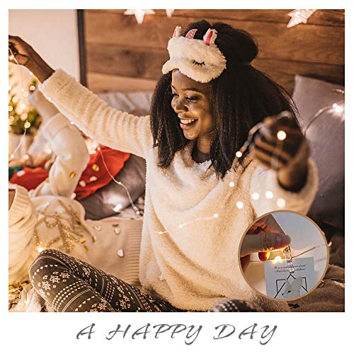 BRYUBR Cordão de luz com clipe de foto – Luzes de fada de 100 LED com clipes para fotos, luzes de fo