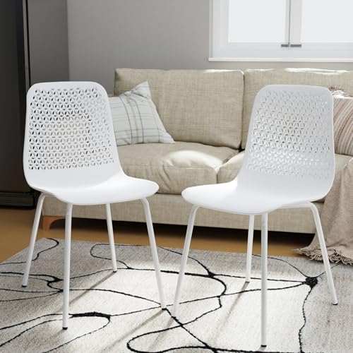 Lot de 2 Chaise de Salle à Manger, Chaise de Cuisine avec Dossier...