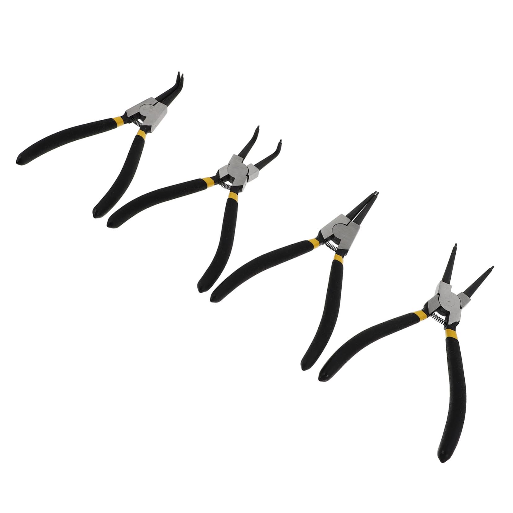 HOMSFOU Multifunctional Inner Caliper Spring Calipers Retaining Ring Pliers Maintenance Tools Pliers Set