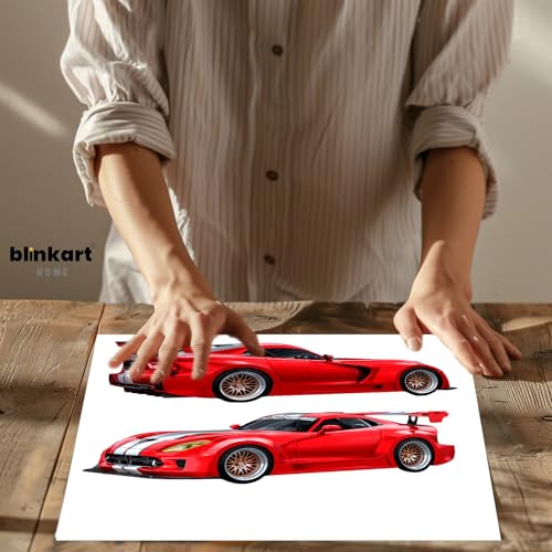 Image of BLINKART Dodge Viper ACRCar Posters Sticker Gift Items for Boys Room Wall Decor || Comes with Double-Sided Tape|| Decoration Bedroom Living Room Office Studio Decor | 12x18 In (A3) - CAR-287