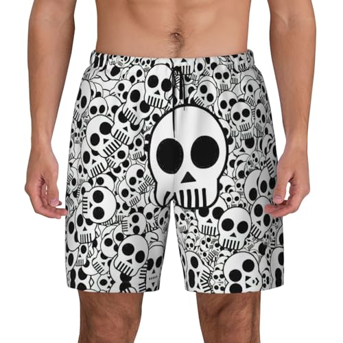 Maillot de bain homme compression crânes séchage rapide confortable