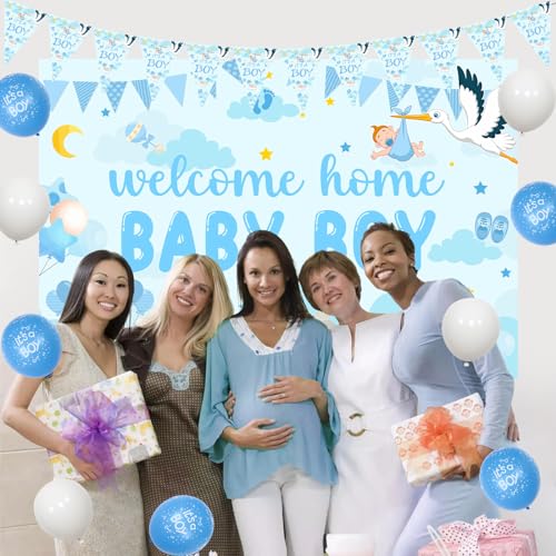 Fangleland Baby Shower Decorations Blue - Image 4