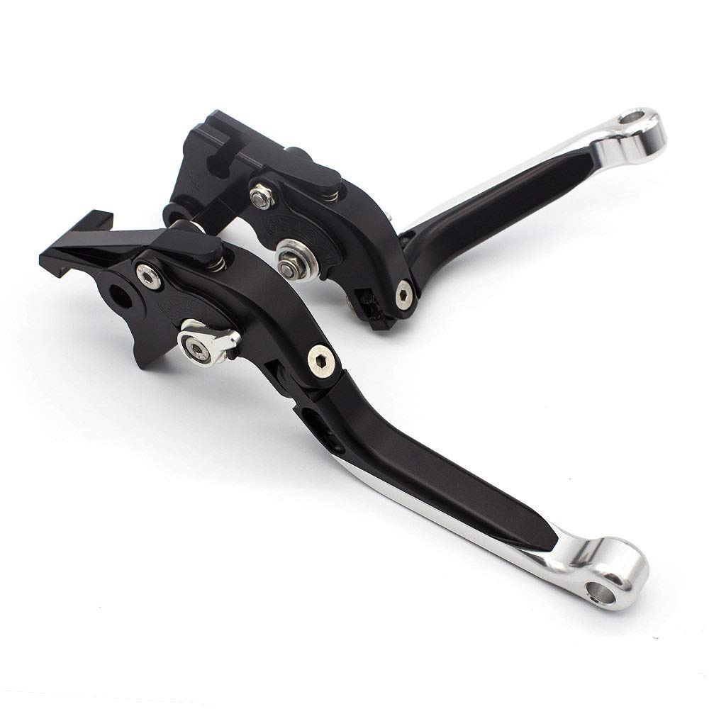 PONNYC Para Y&amaha Para Virago 250 1988-2007 Para Virago 535 1987-2000 Palanca Embrague De Freno De Motocicleta Extensible Plegable Moto Embrague Maneta Freno (Color : Rojo)