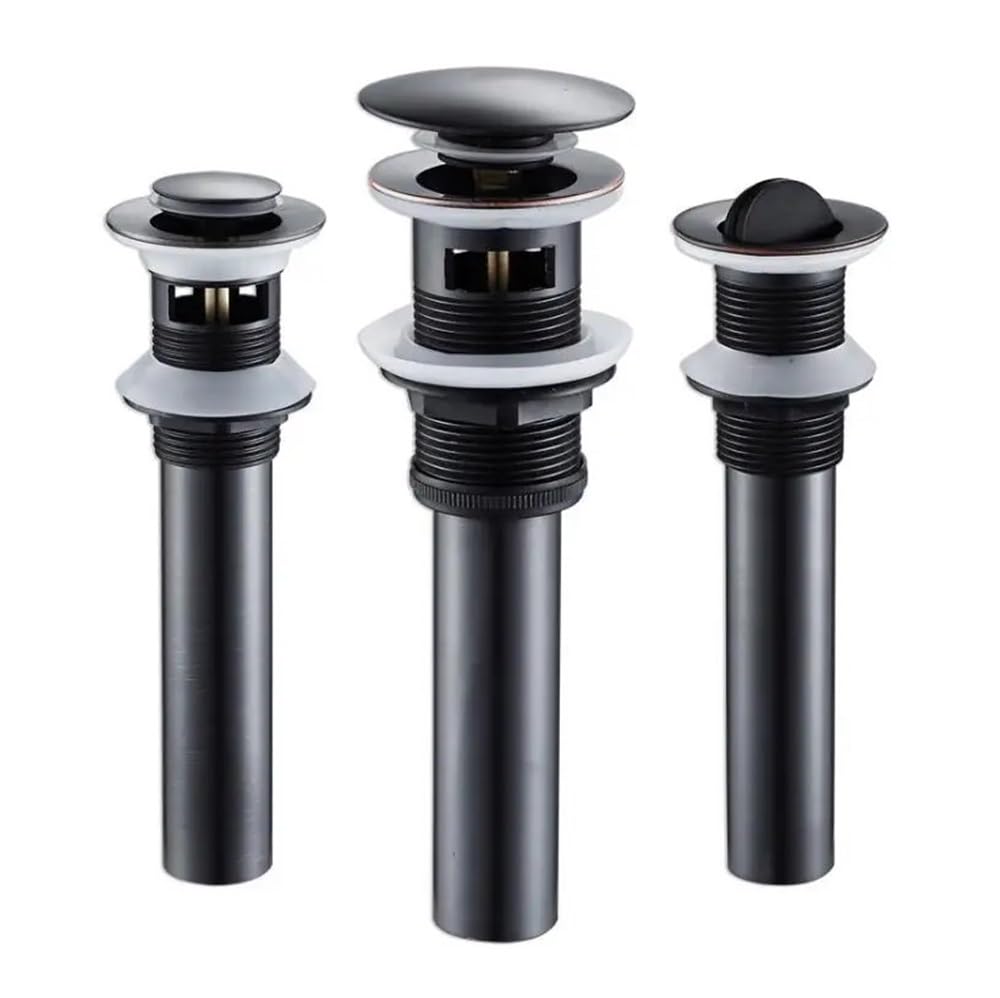 Bathroom Basin Waste Pop Up Waste Vanity Vessel Sink Drain Without Overflow(7)
