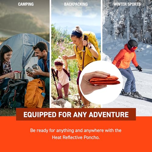 Image of Sol Survive Outdoors Longer S.O.L. Heat Reflective Waterproof Poncho (3 Pack)