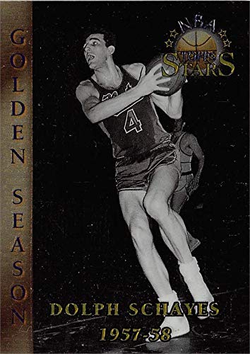 Dolph Schayes Basketball Card (Syracuse Nationals) 1996 Topps Stars Chrome Golden Season #91