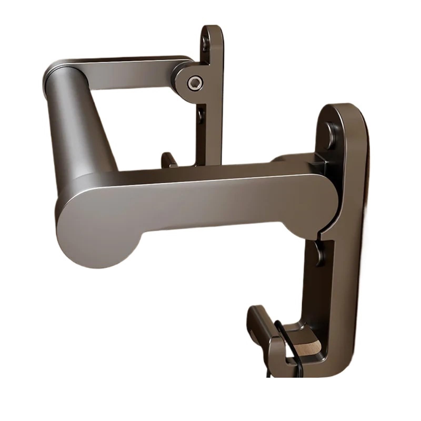 Padgcnor Women's Grey-40Cm Folding Bathroom Toilet Grab Rail Armrest Folding Bathroom Toilet Elderly Safety Handrail Railing Pregnant Non-Slip Handle(Grey-40Cm)