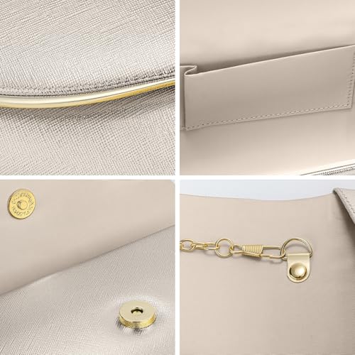 Image of Clutch Purses for Women Evening Bag Faux Suede Formal Party Wedding Cocktail Prom