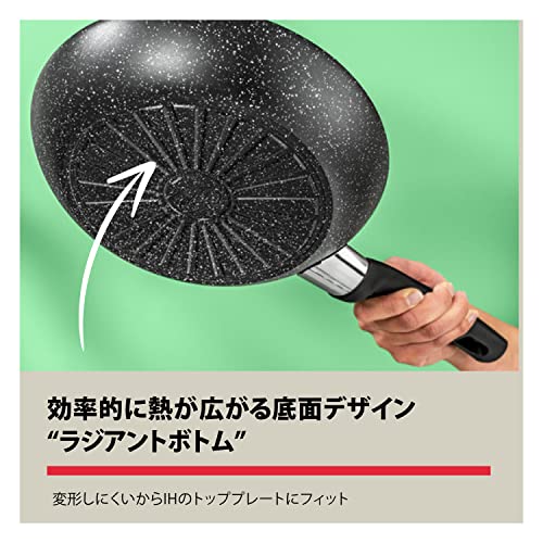 Wok Ballarini 28 cm negro aluminio antiadherente miniatura 6