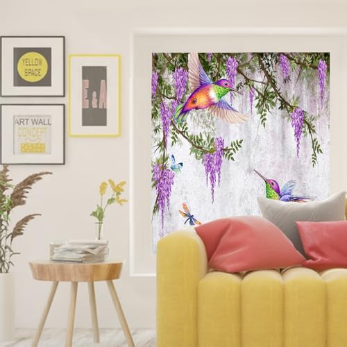 Vinilo Decorativo para Ventana Rustic Wildlife Hummingbird miniatura 5
