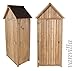 Produktbild vanvilla Geräteschrank Geräteschuppen Holz Satteldach Braun lasiert Gerätehaus Gartenschrank