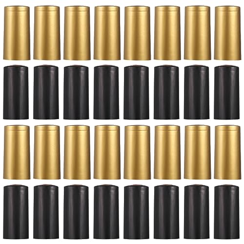 KICHOUSE Bottle Cork Tops Alternative 100pcs Heat Shrink Caps Wine Bottle Shrink Tops