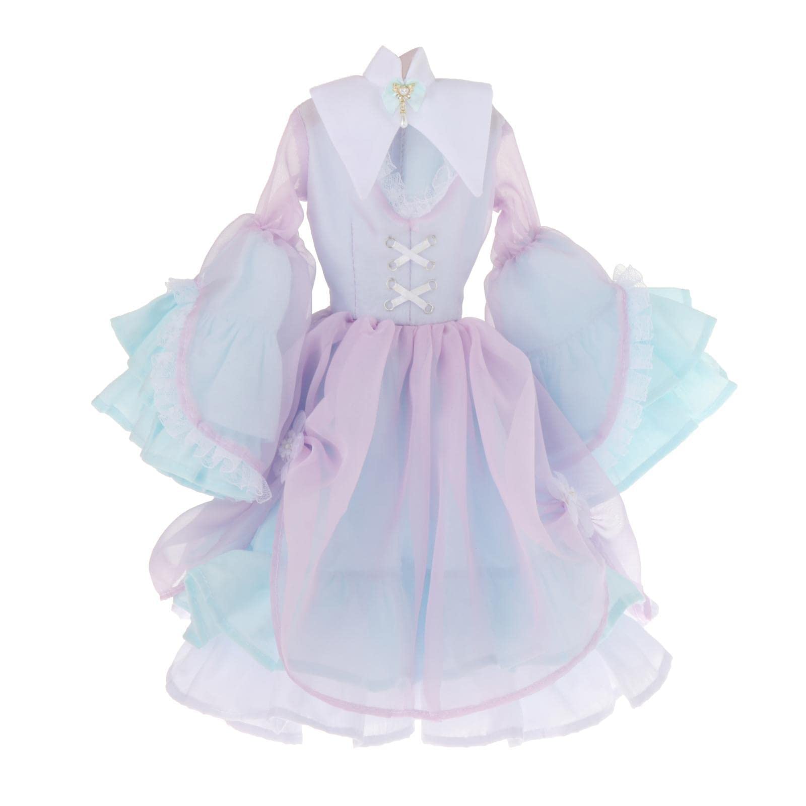 Puppenkleid Ball Jointed Doll Kleid Retro Stil Handarbeit Einfache Handhabung für Kinder Fantasievolles Rollenspiel Geschenk, violett
