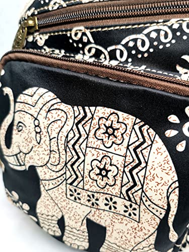 Nylon Sling Bag Purse Waterproof Lightweight Crossbody Backpack for Women3