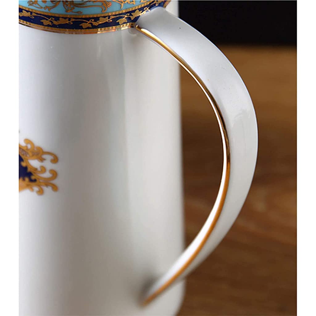 Dispenser per olio Flacone da 400 ml in ceramica bianca Olio d'oliva aceto Versatore per soia Dispenser per liquidi da cucina Dispenser per condimenti-bottiglia per olio per cucina (A,L)