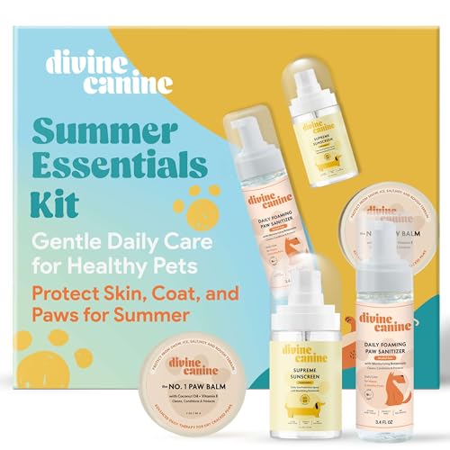 Summer Essentials Starter Kit for Dogs - Dog Care Starter Set wit...