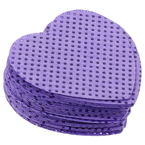 BELLIFFY Nail Polish Remover Pads 200 Sheets Shaped Cotton Purple Safe for Acrylic Gel Nails Compact