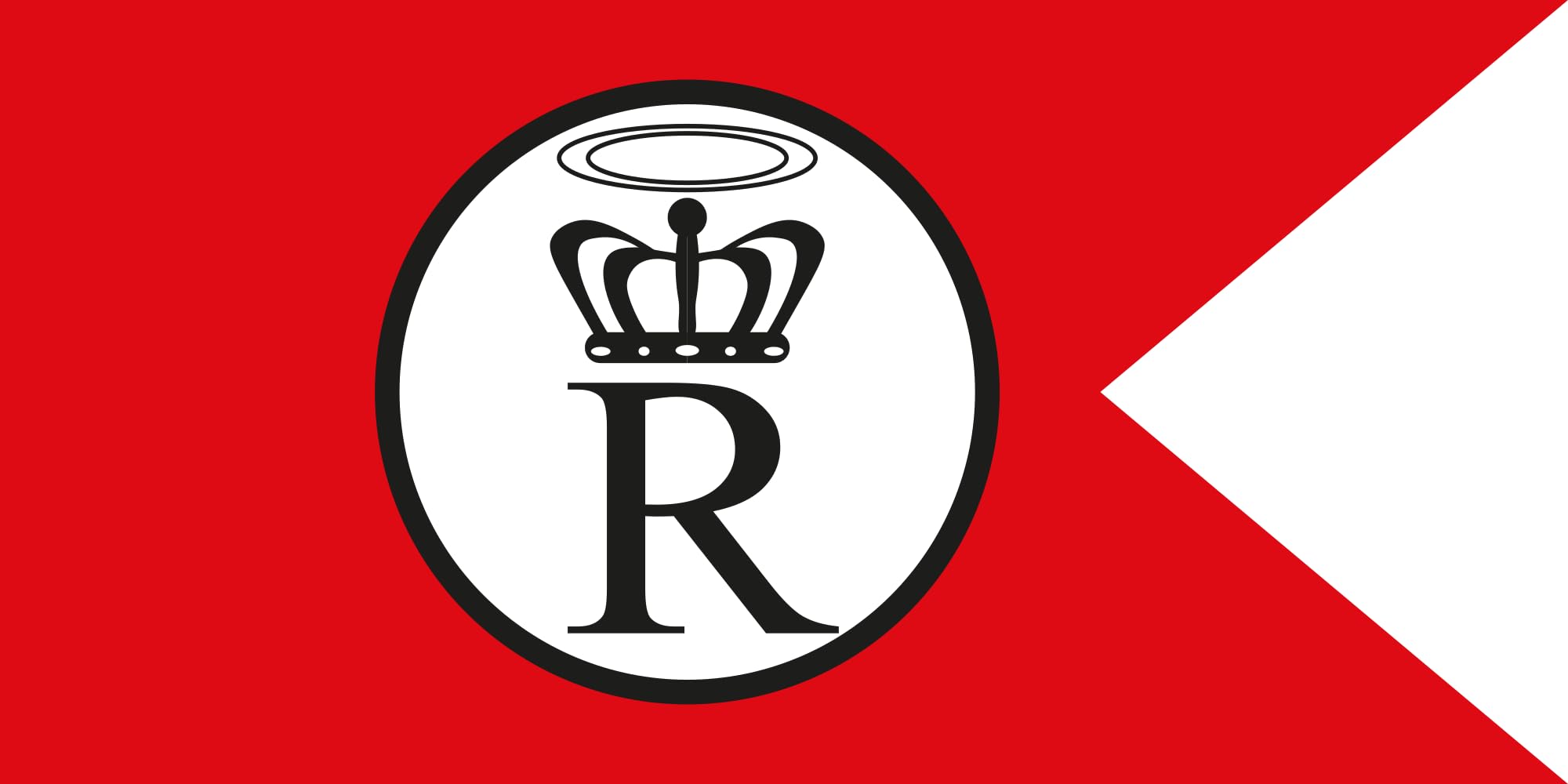 Drapeau Holy Empire of Reunion drapeau paysage grand format horizontal pour mât