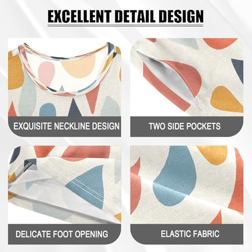 senya Short Sleeve Pajamas Sets Summer Cotton Sleepwear Raindrop4