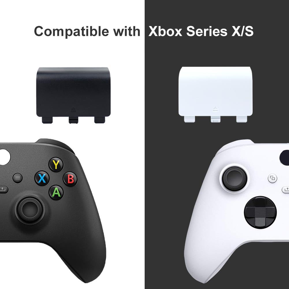 White Battery Cover Door For Xbox One Wireless Controller - Official Microsoft Replacement