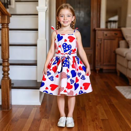 Casual Cami Dress for Girl, Adjustable Short Skirt Sleeveless 8-12 Dresses for Teens School2