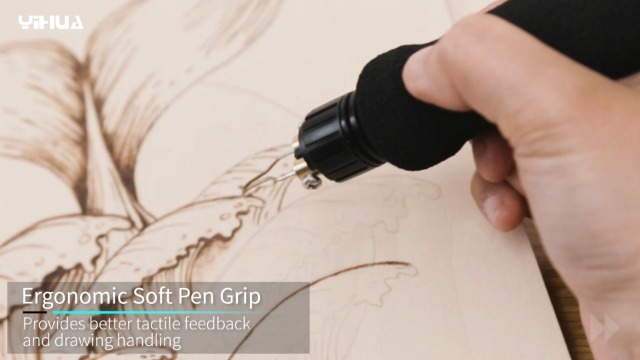 Amazon.com: YIHUA 939 III Dual Pen Pyrography Station 2-in-1 Wood