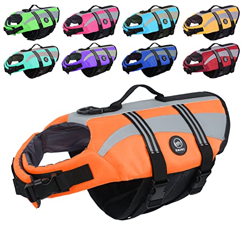 Mermaid Hundeschwimmweste - Verstellbare Schwimmweste Mit Rettungsgriff, Größe S/M/L, Rosa