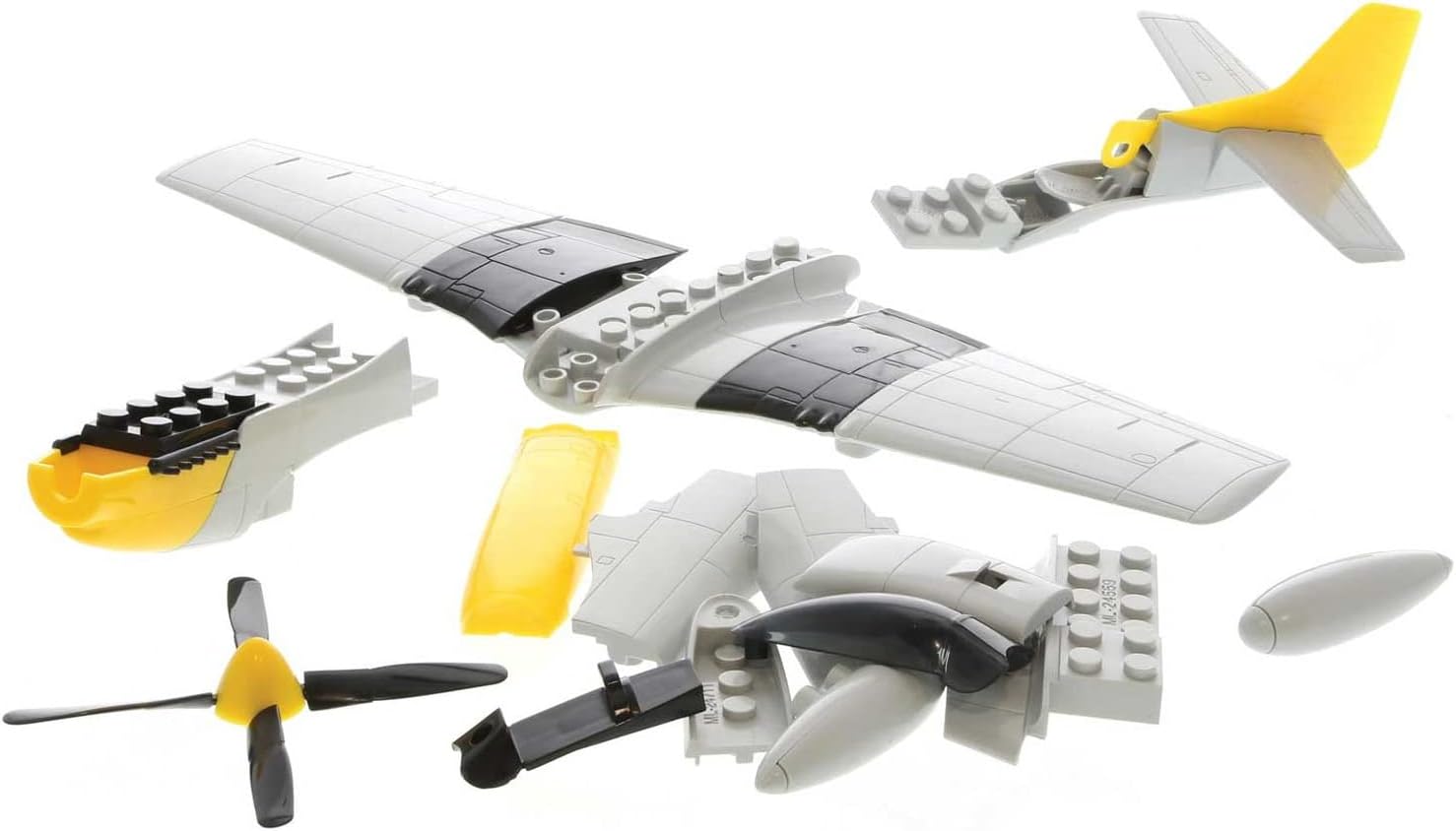 Airfix Quickbuild P-51D Mustang Airplane Brick Building Plastic Model Kit J6016 : Arts, Crafts & Sewing