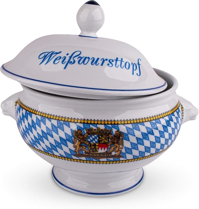 FUNICE Bayerischer Weißwurst-Topf oder Weißwurst-Terrine 2,75 l