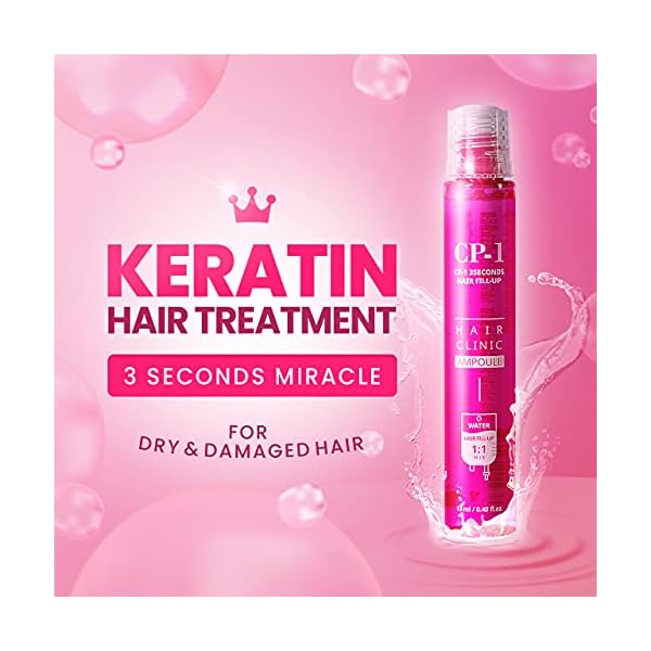 CP-1 3 Seconds Keratin Hair Treatment | Mother's Day | Ready-To-Gift | Hair Mask, Rinse Off Deep Conditioner for Dry Damaged hair, Protein Mask, Salon quality self hair care (13ml 20ea SET)
