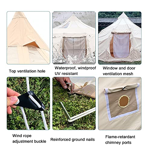 Carpa retro GeRRiT para 8-10 personas impermeable miniatura 7