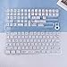 Elacgap PBT Keycaps 127 Keys Cute Graffiti Keycaps Set, XDA Profile, Dye-Sublimation Key Caps for Cherry Gateron MX Switches Mechanical Keyboard