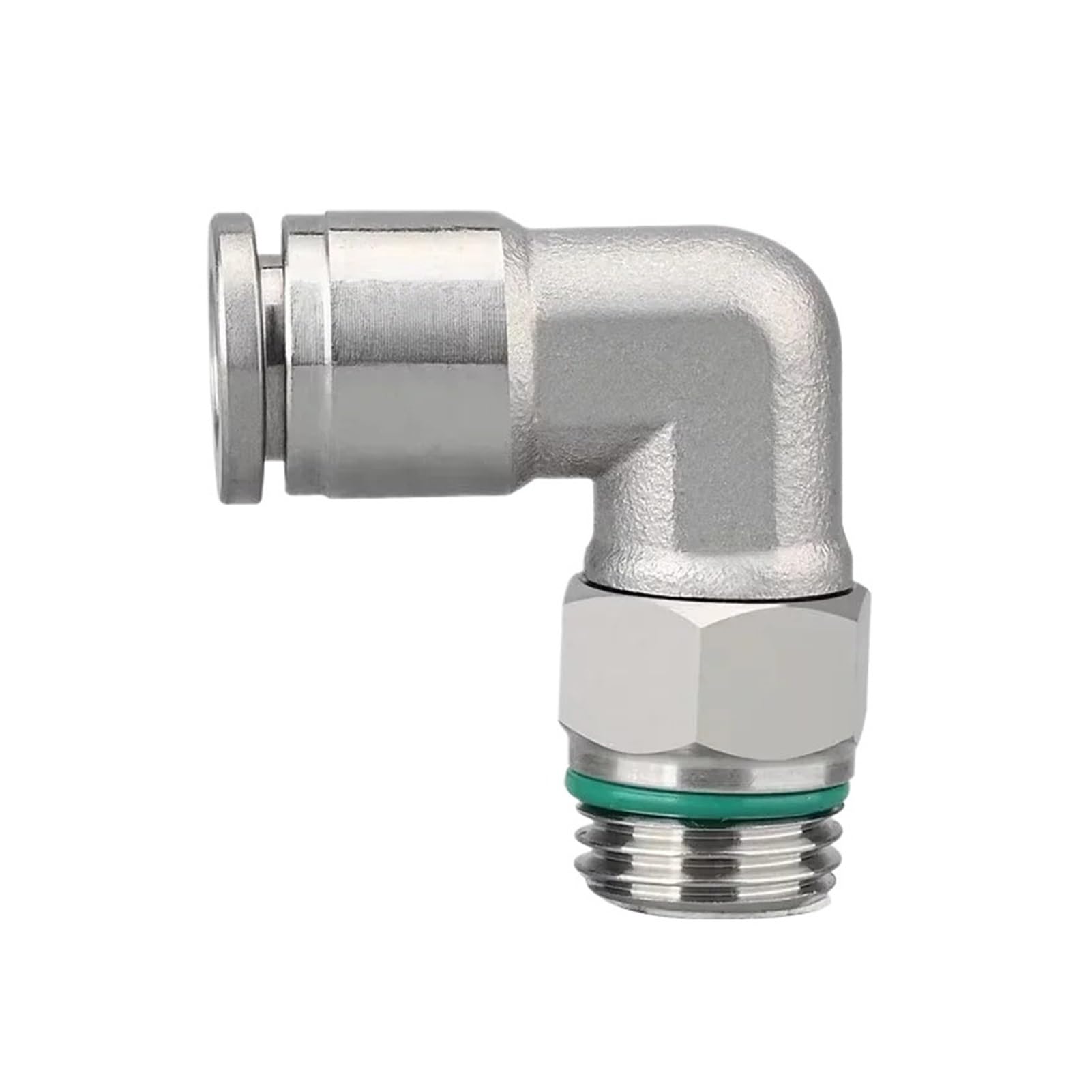 Raccord de tuyau pneumatique en acier inoxydable 304, connecteur Tube d'air PL 1/8 1/4 3/8 1/2, raccords à dégagement rapide 4mm 6mm 8mm 10 pièces(L12-G04,50 Pcs)