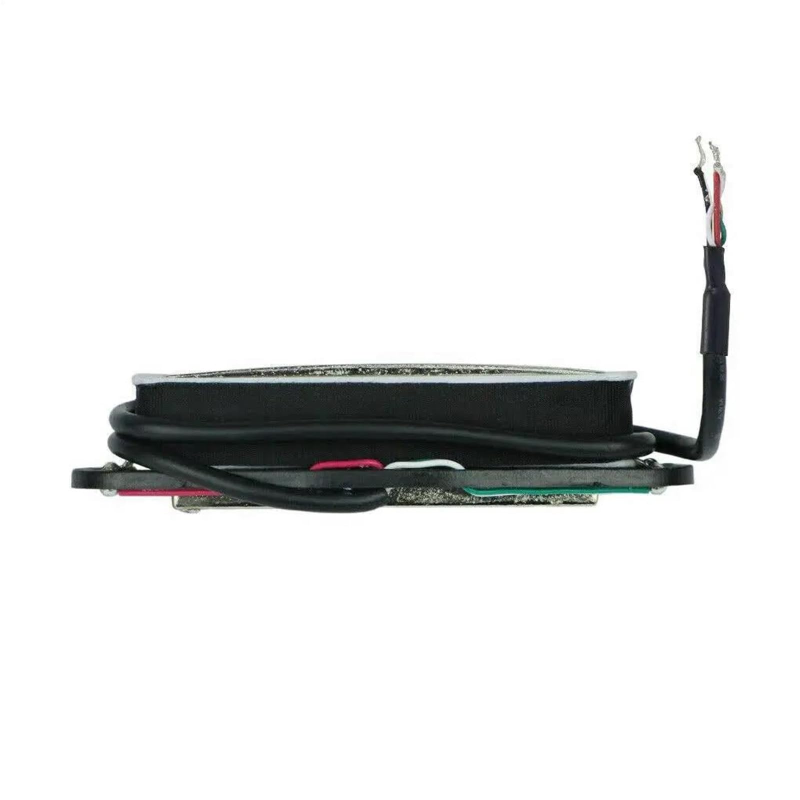 Repuestos Para Pastillas De Guitarra Pastilla De Guitarra Eléctrica Individual Cortable De Doble Bobina | Pastilla de riel plateado negro pequeño de cerámica de bajo ruido con doble riel