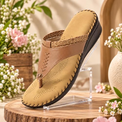 Image of SELBRO Doctor-Plus Diabetic & Orthopedic Slippers for Women with Super Extra Soft Padding C1