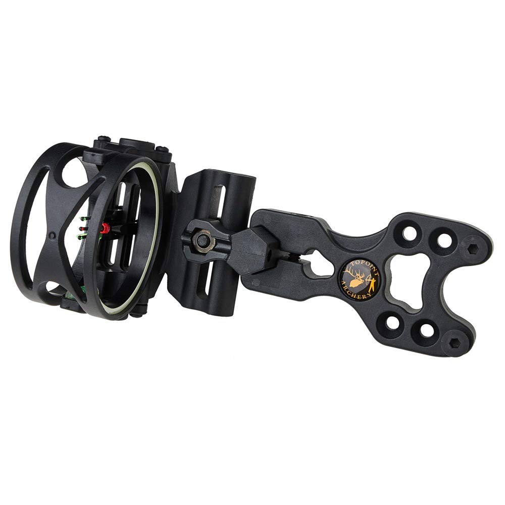 Namvo Set Accessori Tiro con l'Arco 3 Pin Mirino Ammortizzatore Gomma per Archi Ricurvi Composti