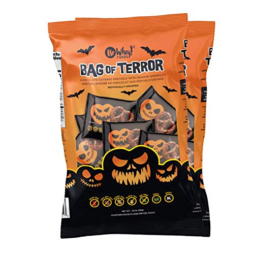 No Whey Foods - Chocolatey, Sprinkle Covered Pretzel Singles (2 Pack) - Allergy Friendly and Vegan Chocolate Halloween Candy - Dairy Free, Nut Free, Peanut Free, Gluten Free