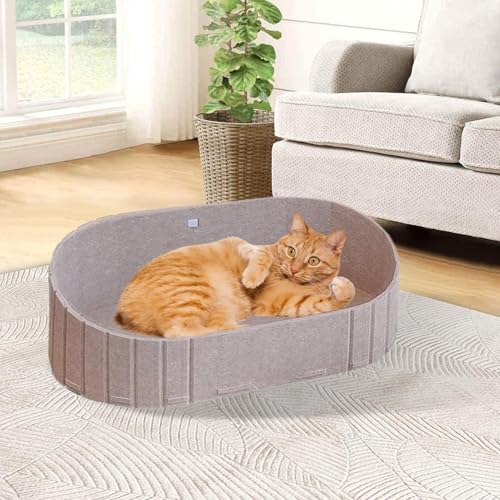 Panier pour chat antigriffes nacelle en feutre pour stopper les déchirures